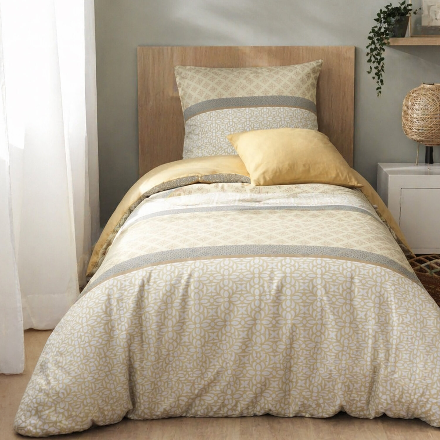 Parure housse de couette enfant + taie polyester, Sofra Naturel, C DESIGN HOME TEXTILE