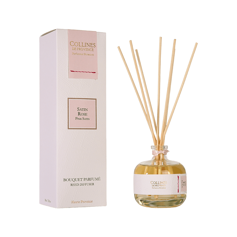 Diffuseur de parfum SATIN ROSE, COLLINES DE PROVENCE