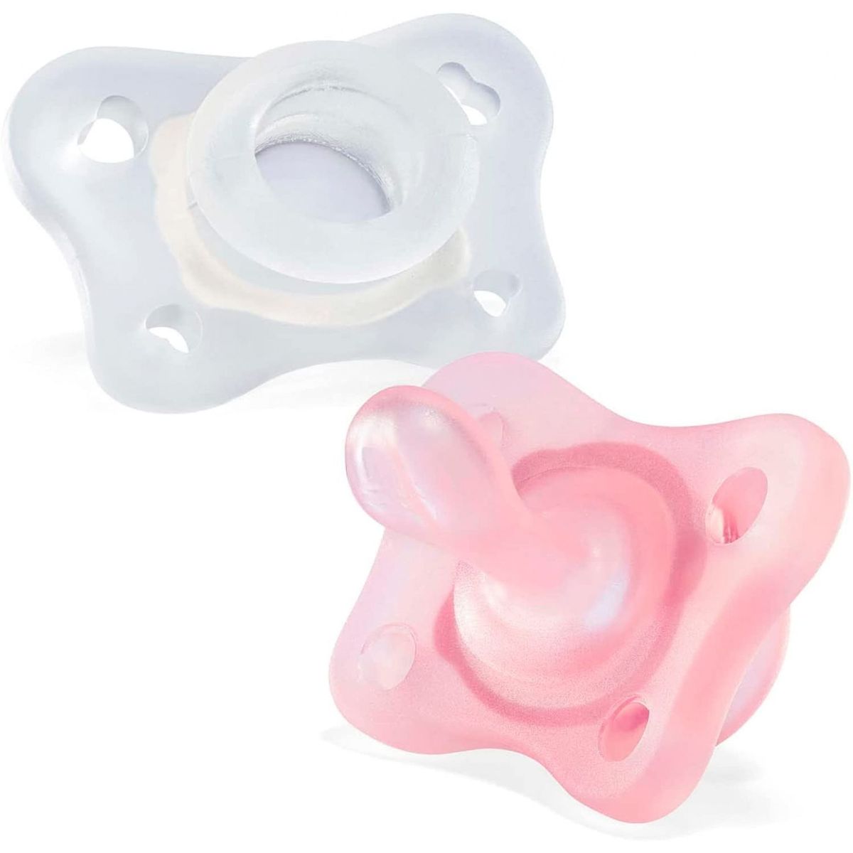 2 SUCETTES PHYSIO SILICONE 0/6M-FOX