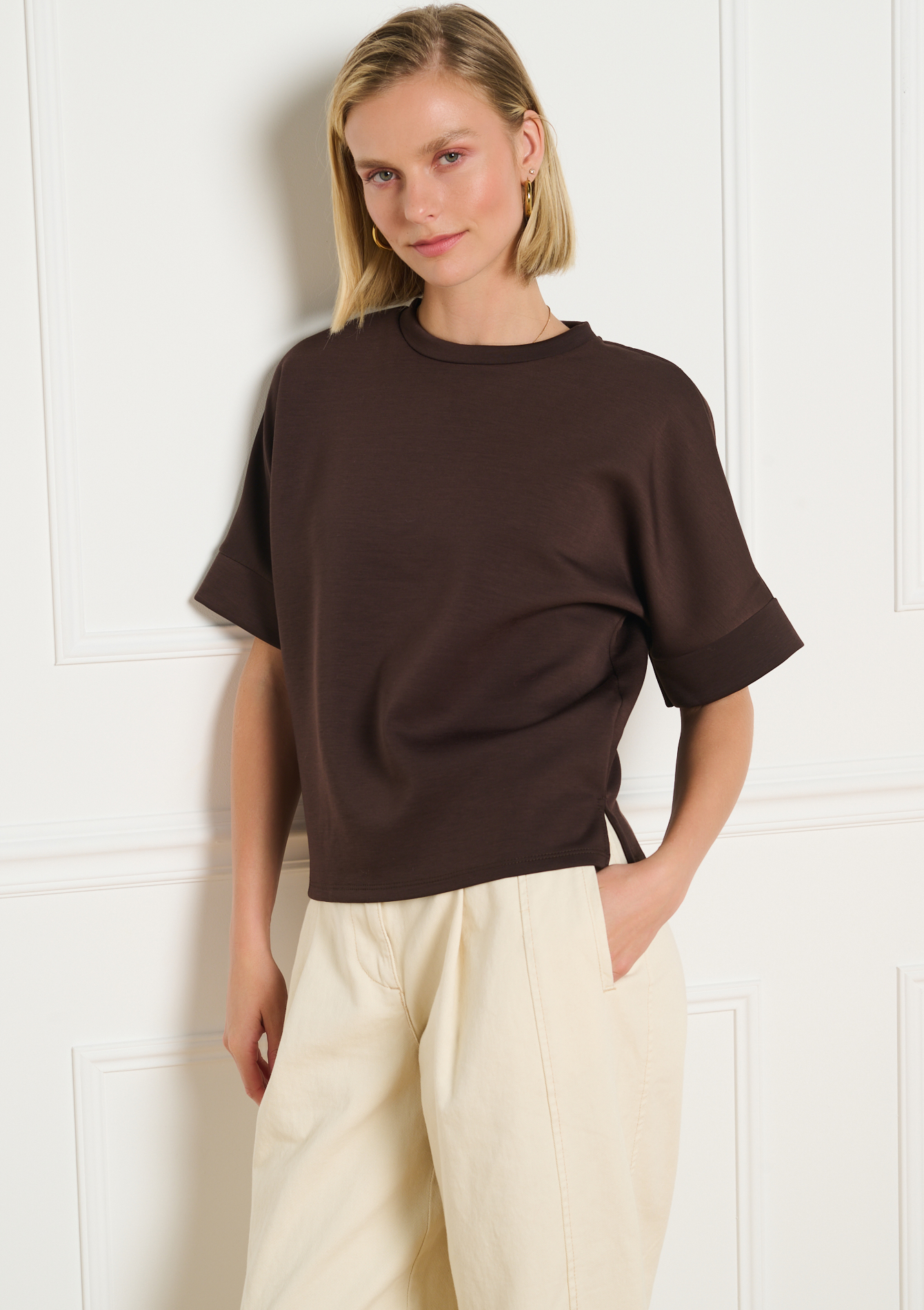 T-shirt en modal, LOLALIZA