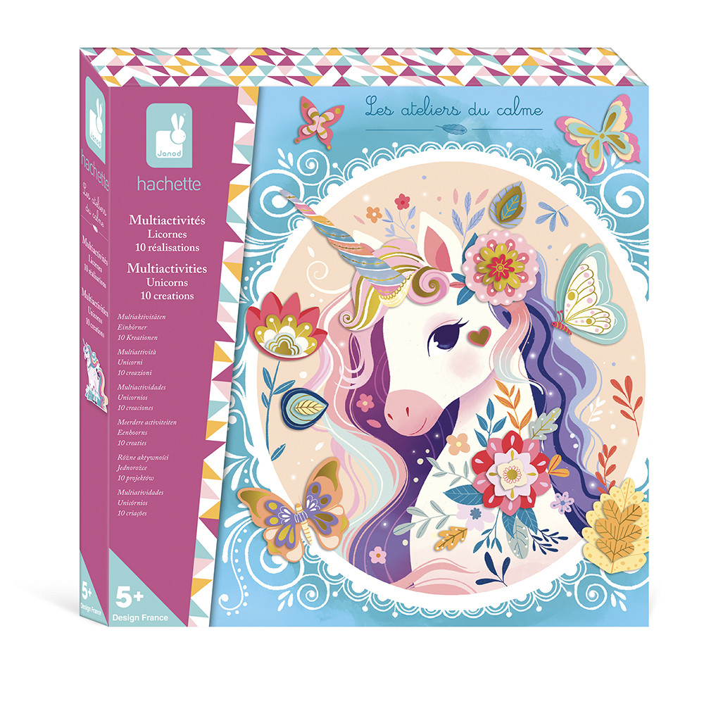Coffret Multi Activites Licornes, JANOD