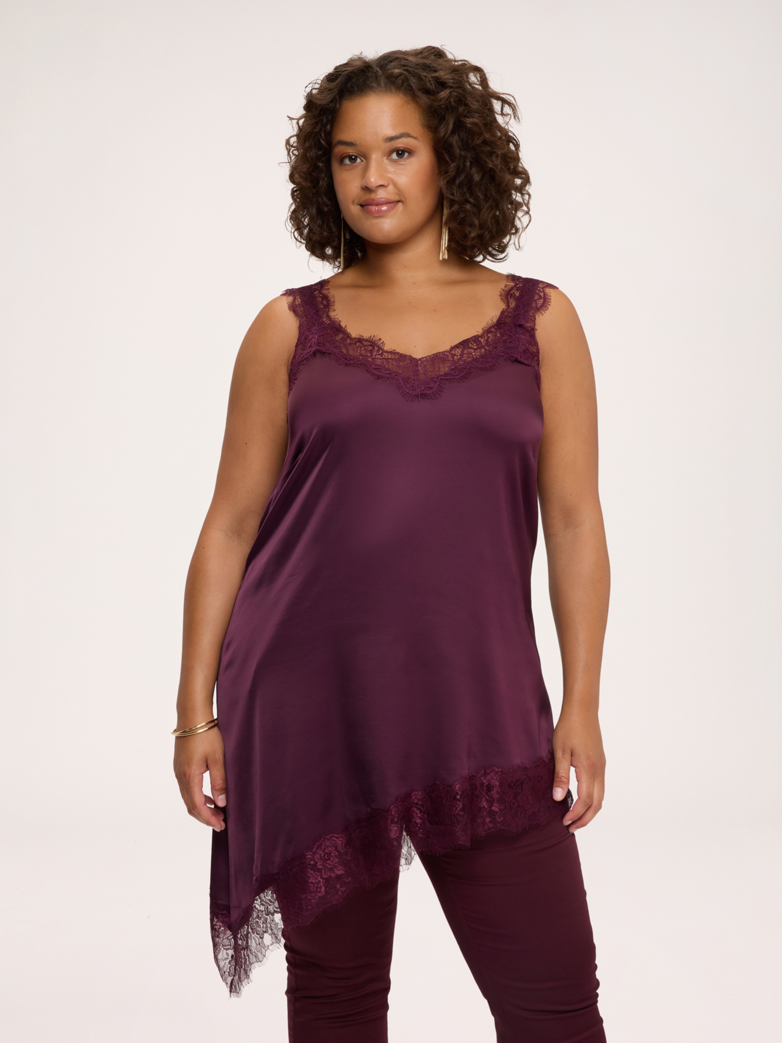 Top avec détails en dentelle, FIORELLA RUBINO