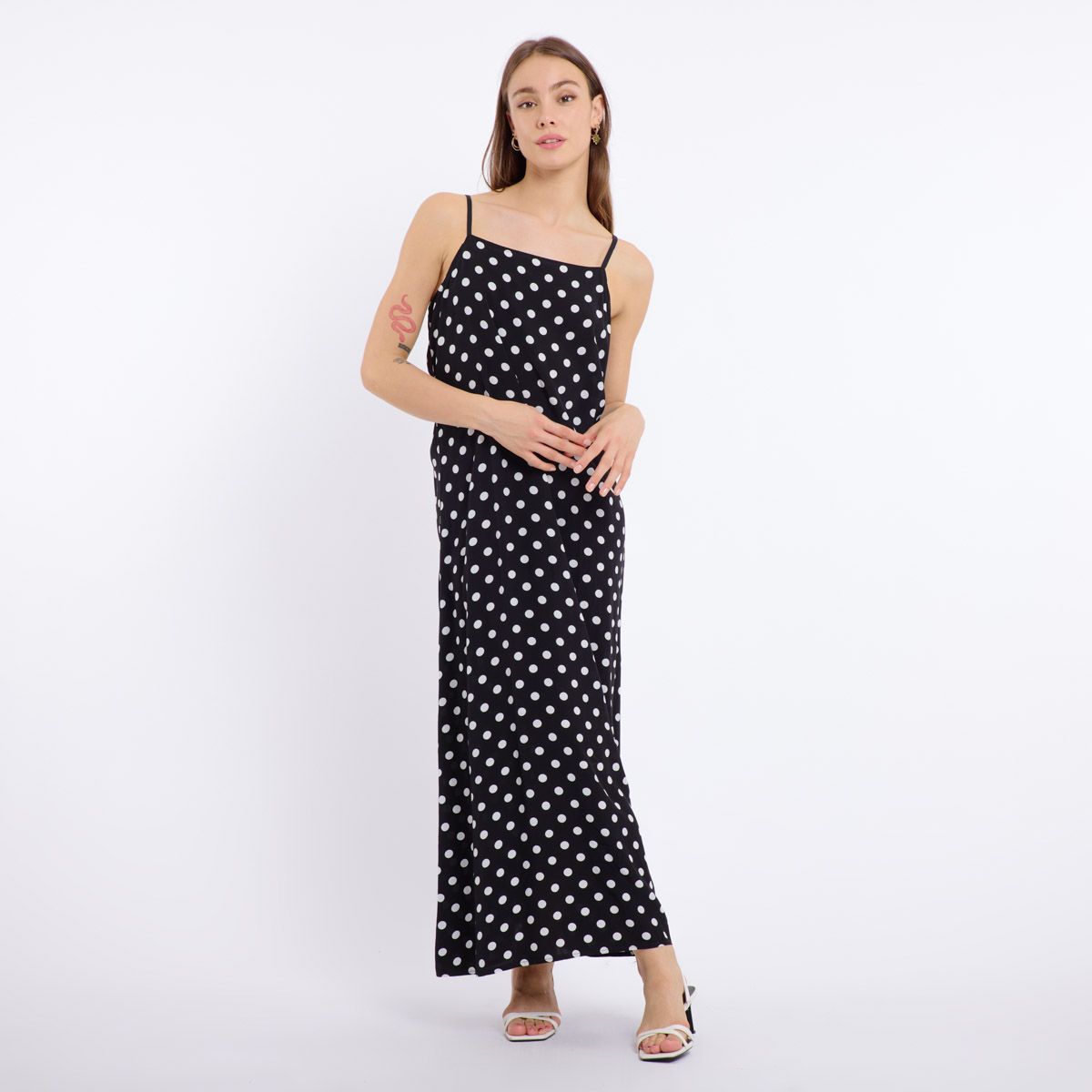 Salopette Longue Décontractée à Bretelles Pour Femme - Col Carré Sans Manches Ample Et Confortable