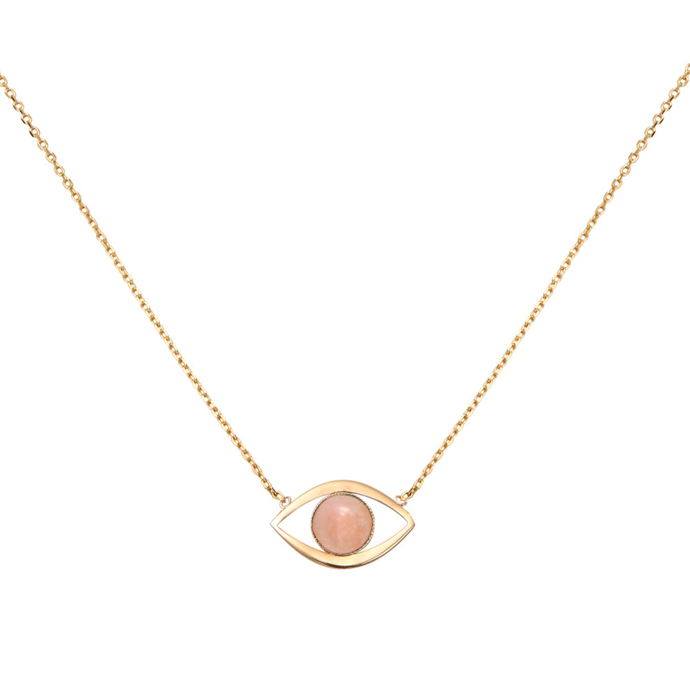 Collier pm eros quartz rose, CAROLINE NAJMAN