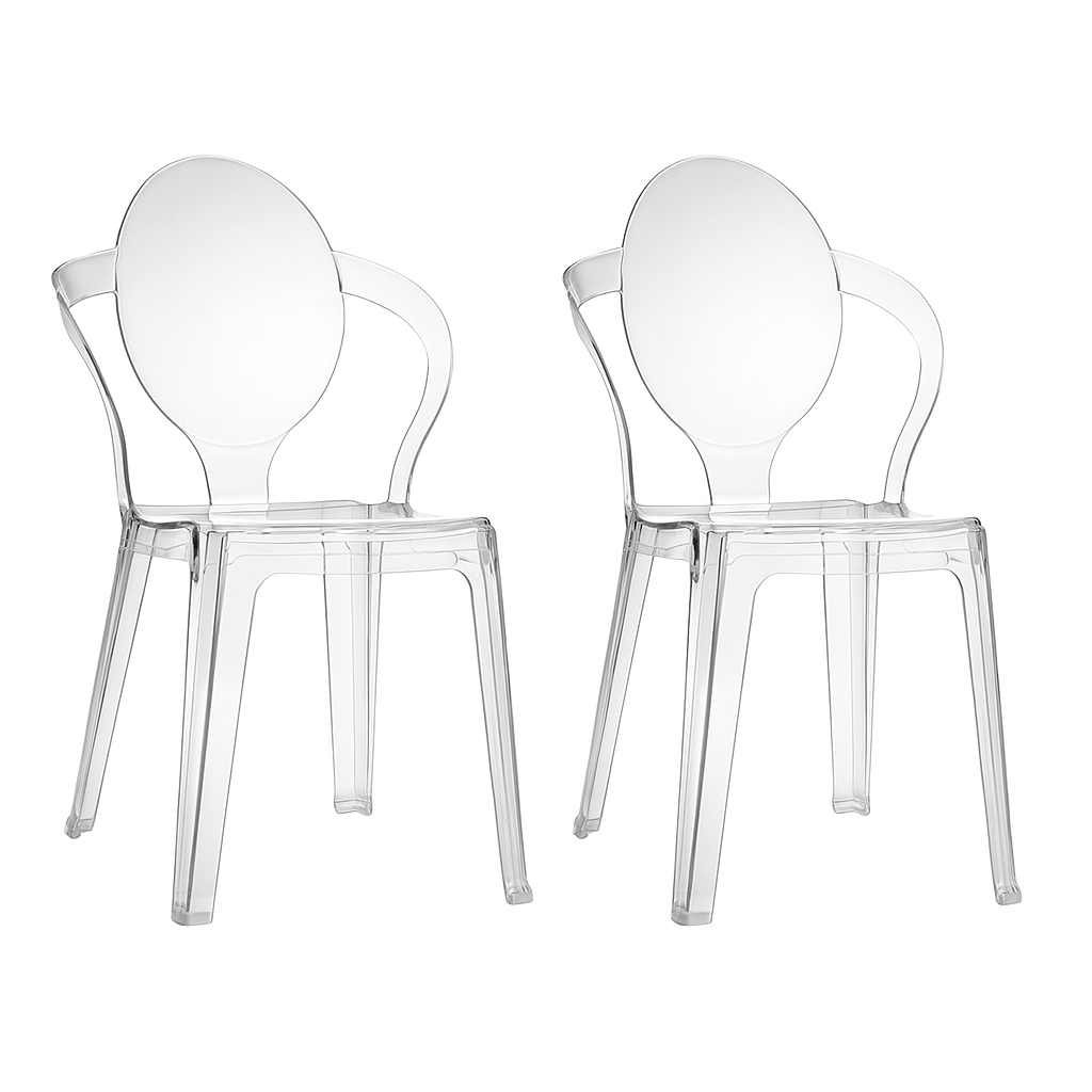 Chaise design empilable (lot de 2), SPOON, SCAB DESIGN