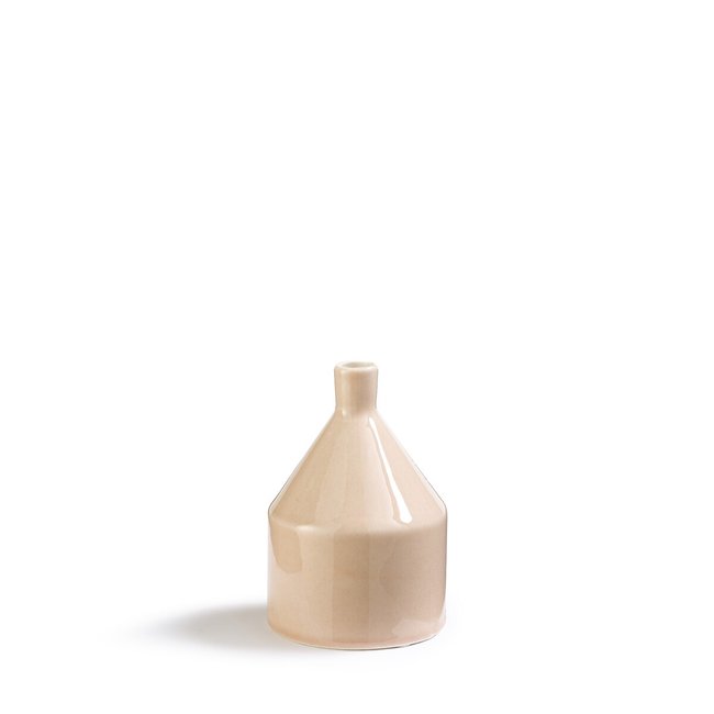 Vase en céramique H16 cm, Mirany Couleur nude <span itemprop=