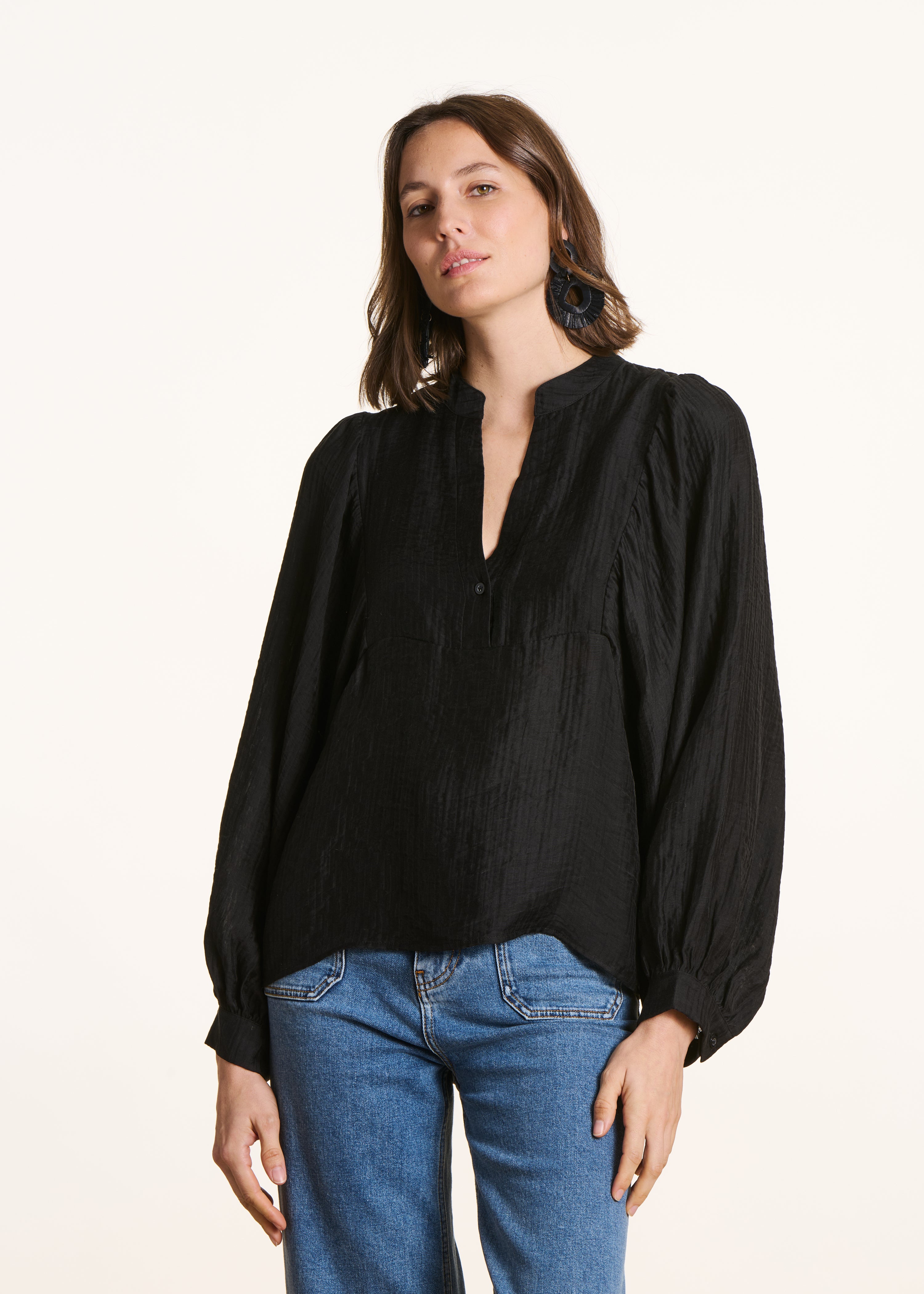 Top ample manches longues, LA FEE MARABOUTEE