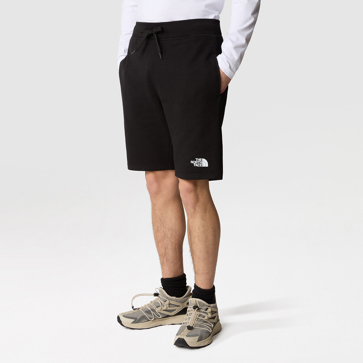Image of Logo Print Standard Shorts in Cotton