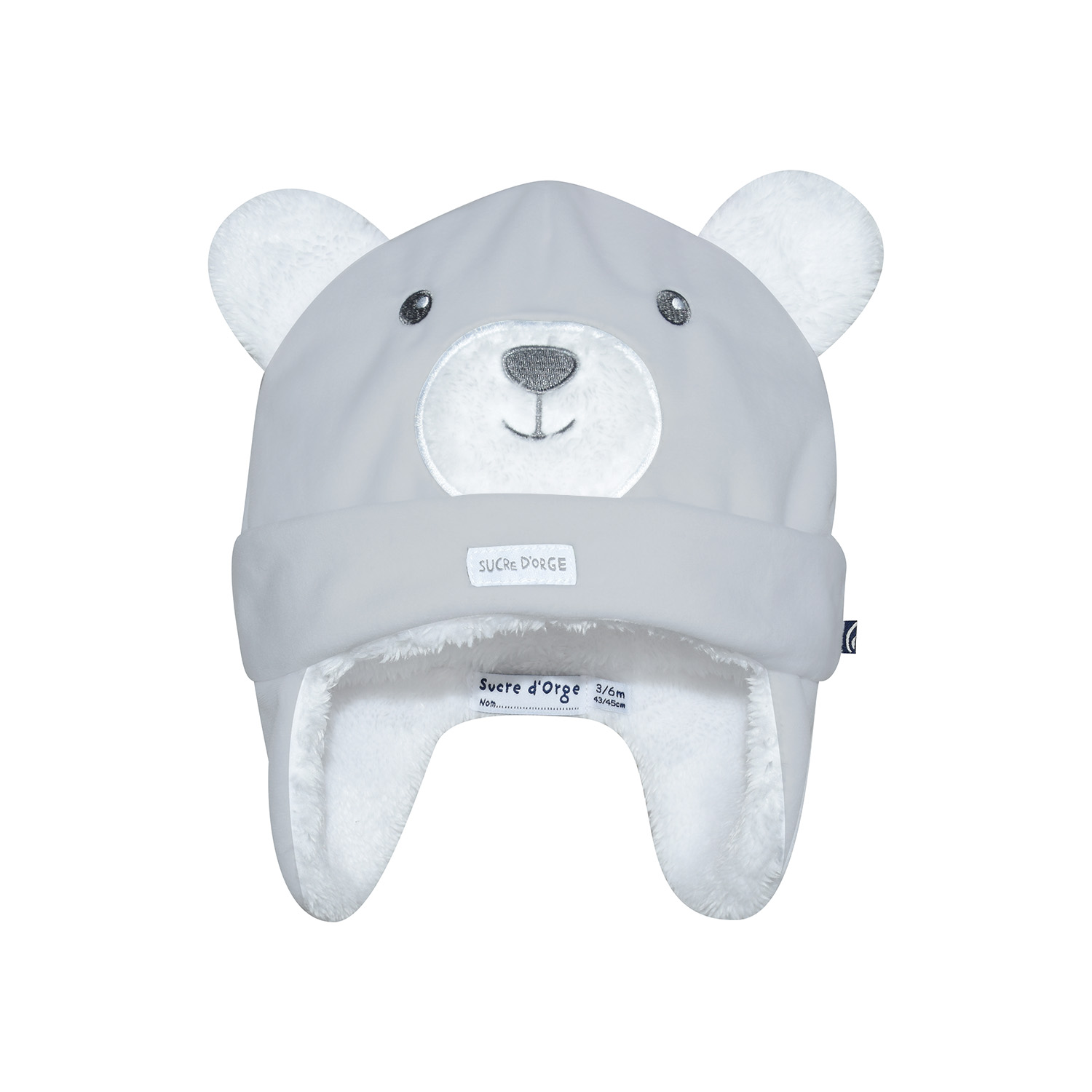 Bonnet irmino velours doux bebe, SUCRE D'ORGE
