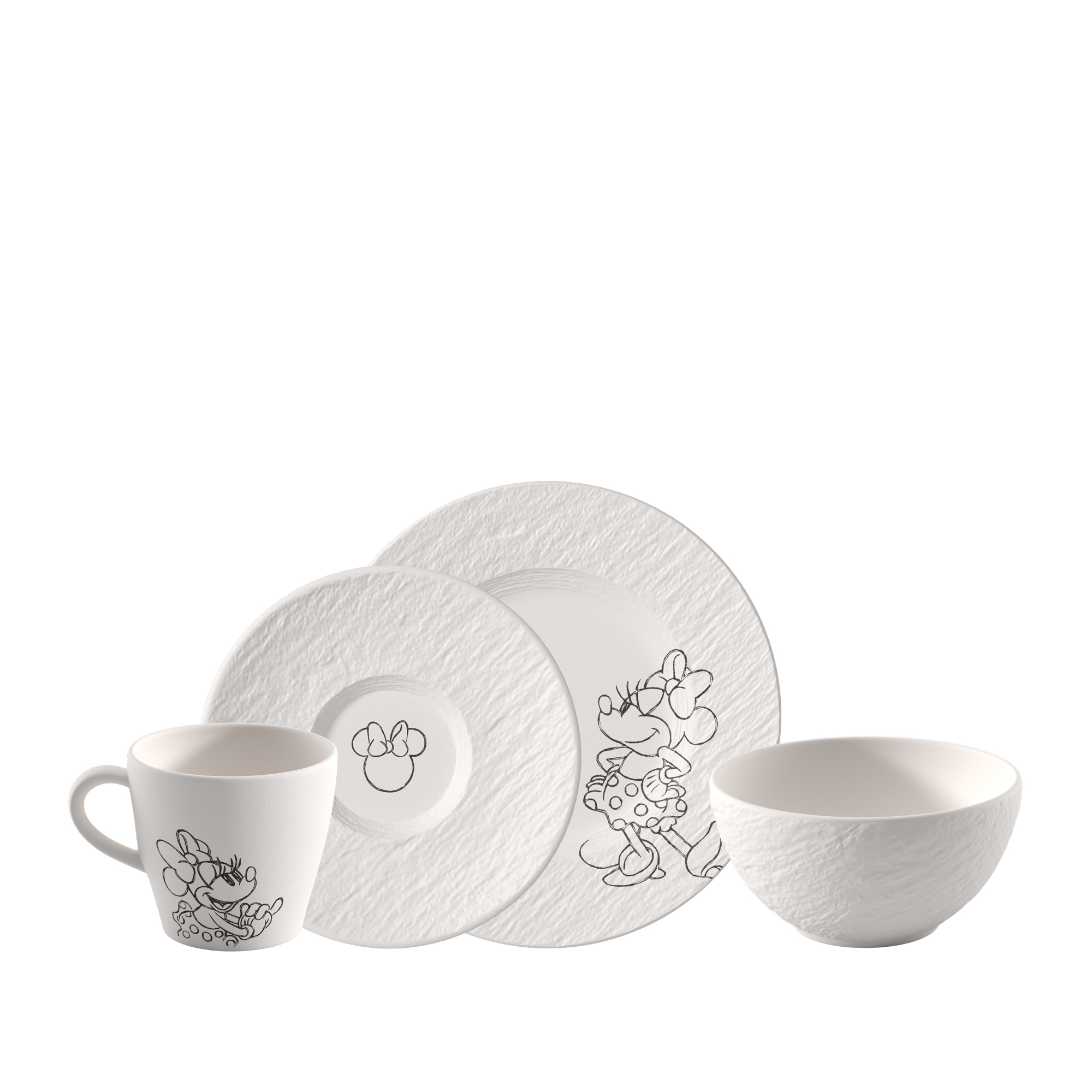 Set Petit-Déjeuner, 4 Pièces MANUFACTURE - MICKEY MOUSE, VILLEROY & BOCH