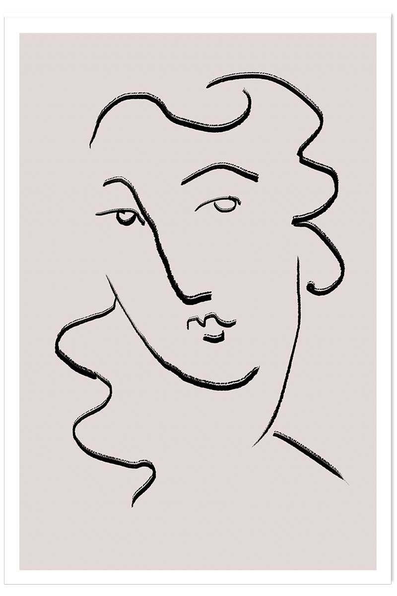 Affiche Simple Ligne No2, HEXOA