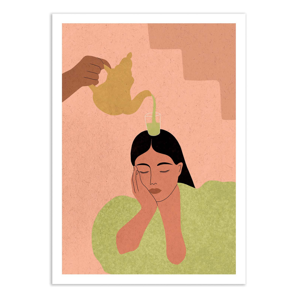 Affiche d'art - Mint teatime - Lemon Fee, WALL EDITIONS