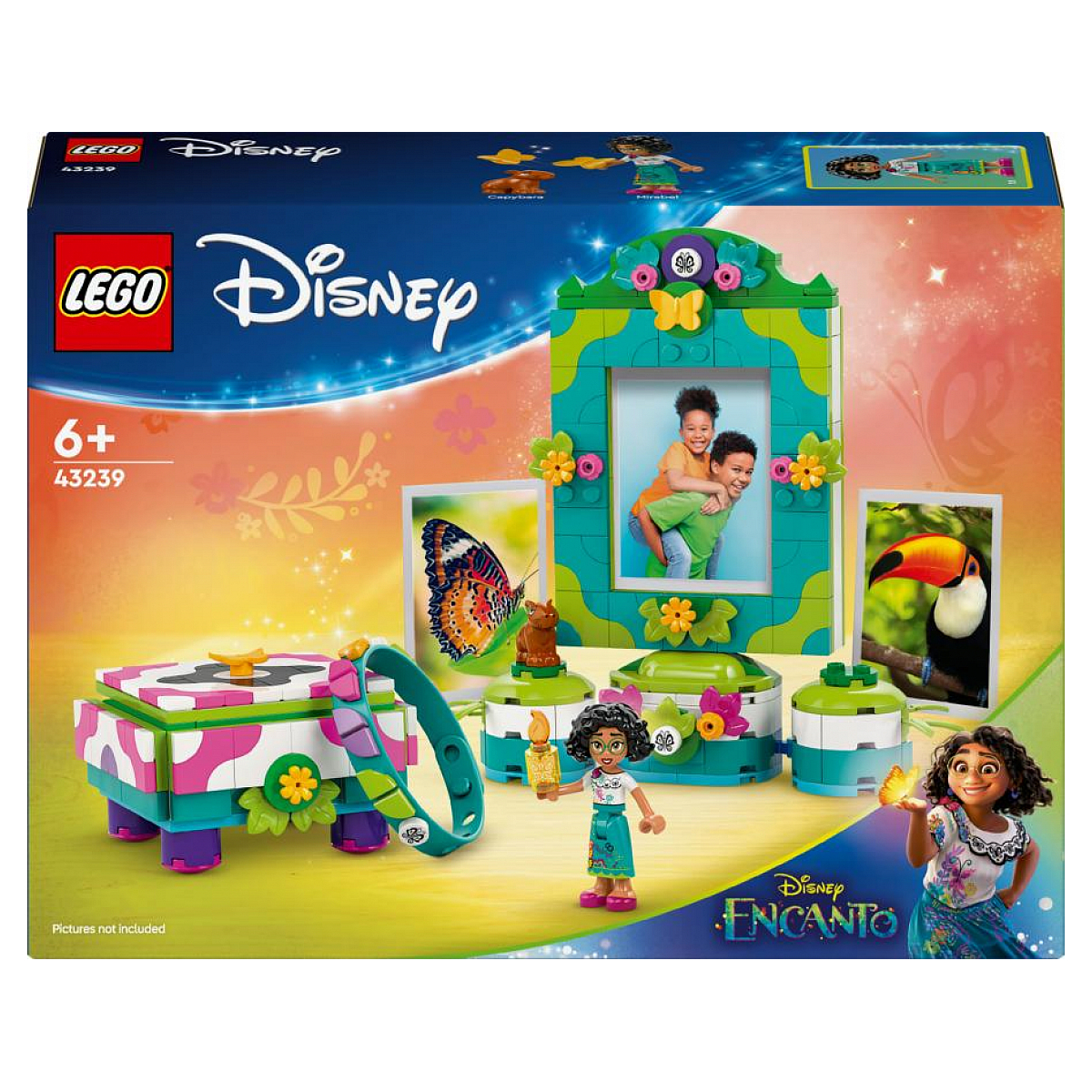 43239 ® Disney Classic Le cadre photo et la boîte à bijoux de Mirabel, LEGO