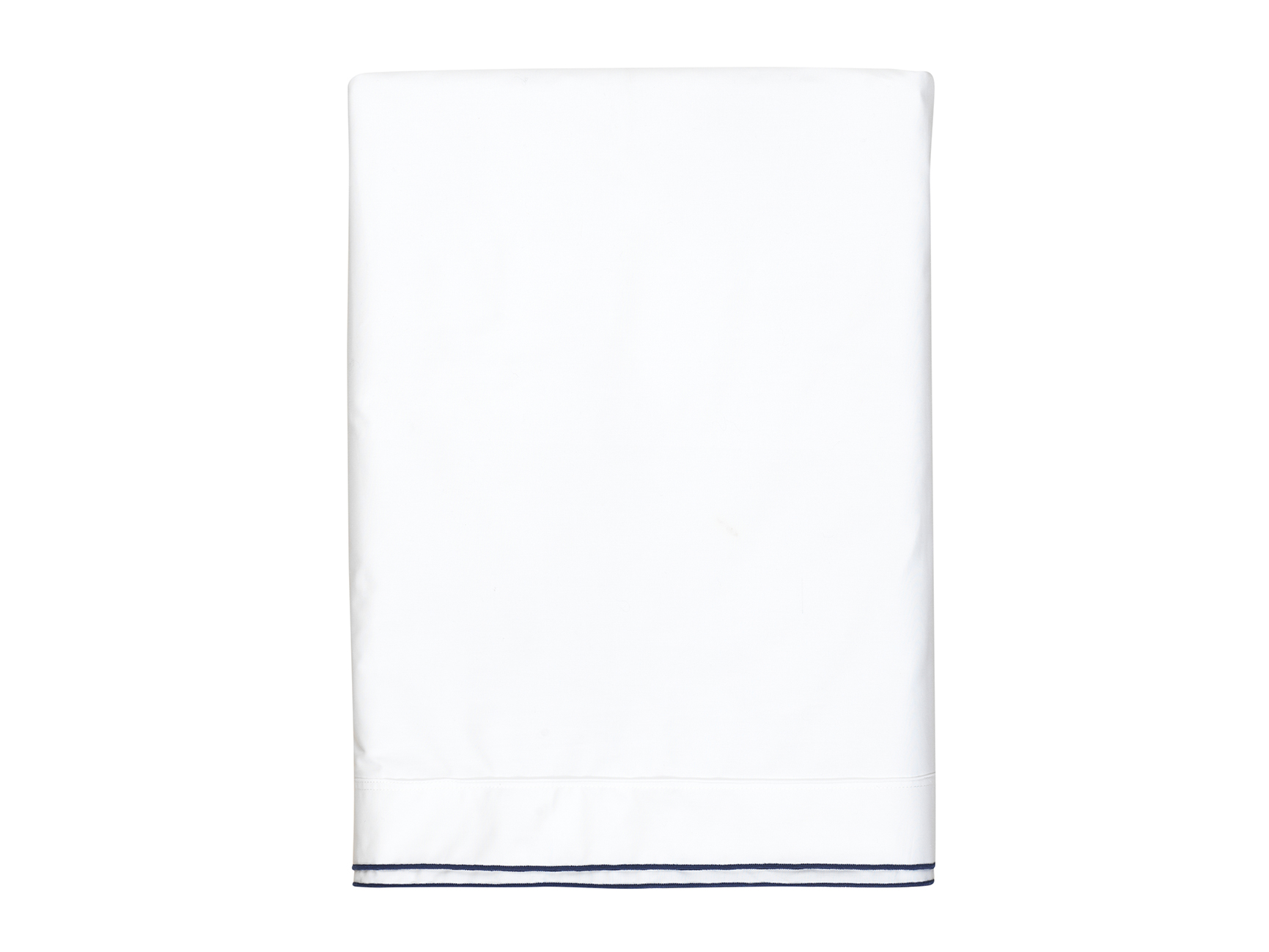 Drap plat en percale de coton, SIMPLICITÉ CHIC, BLANC CERISE