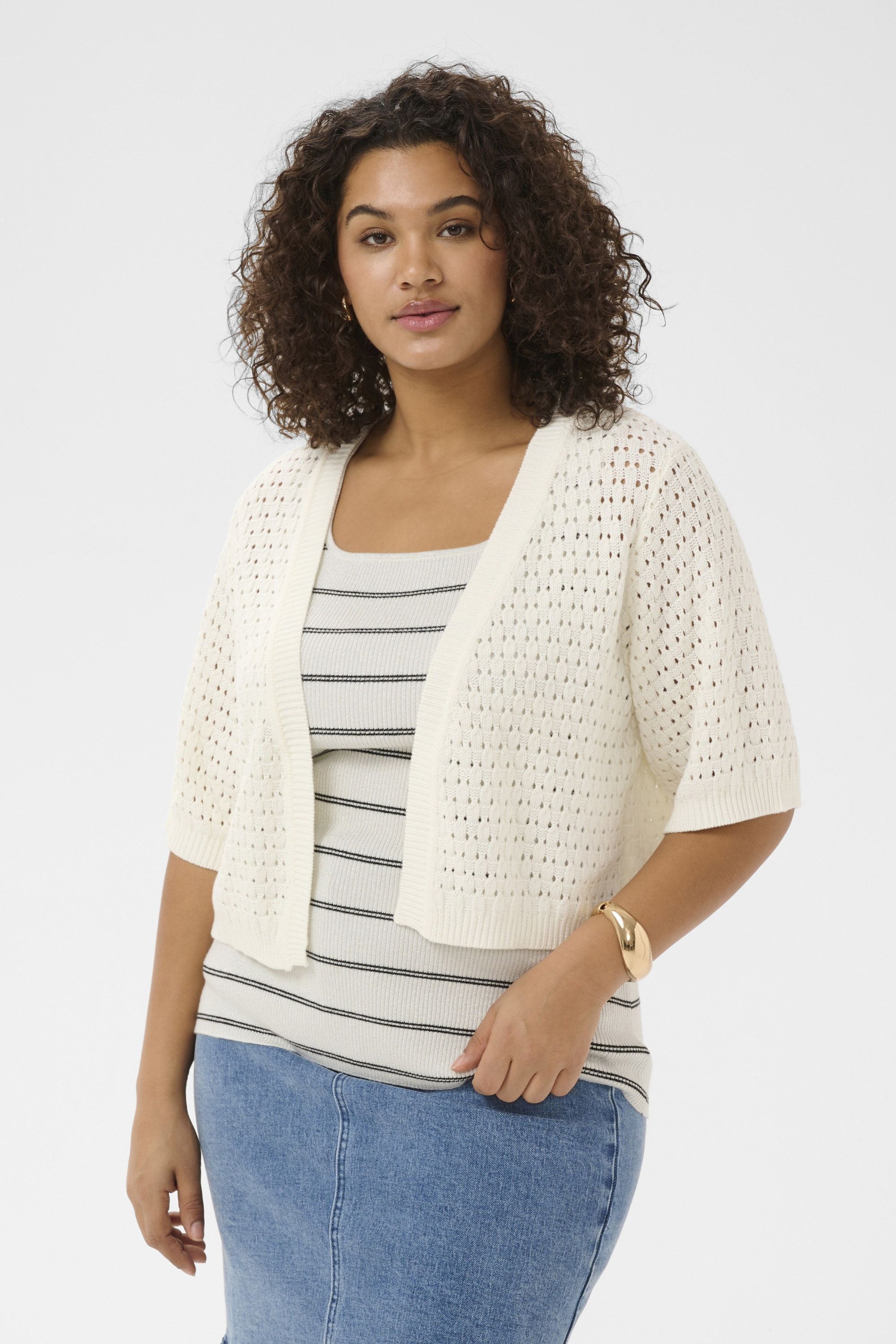 Cardigan à tricot, KAFFE CURVE