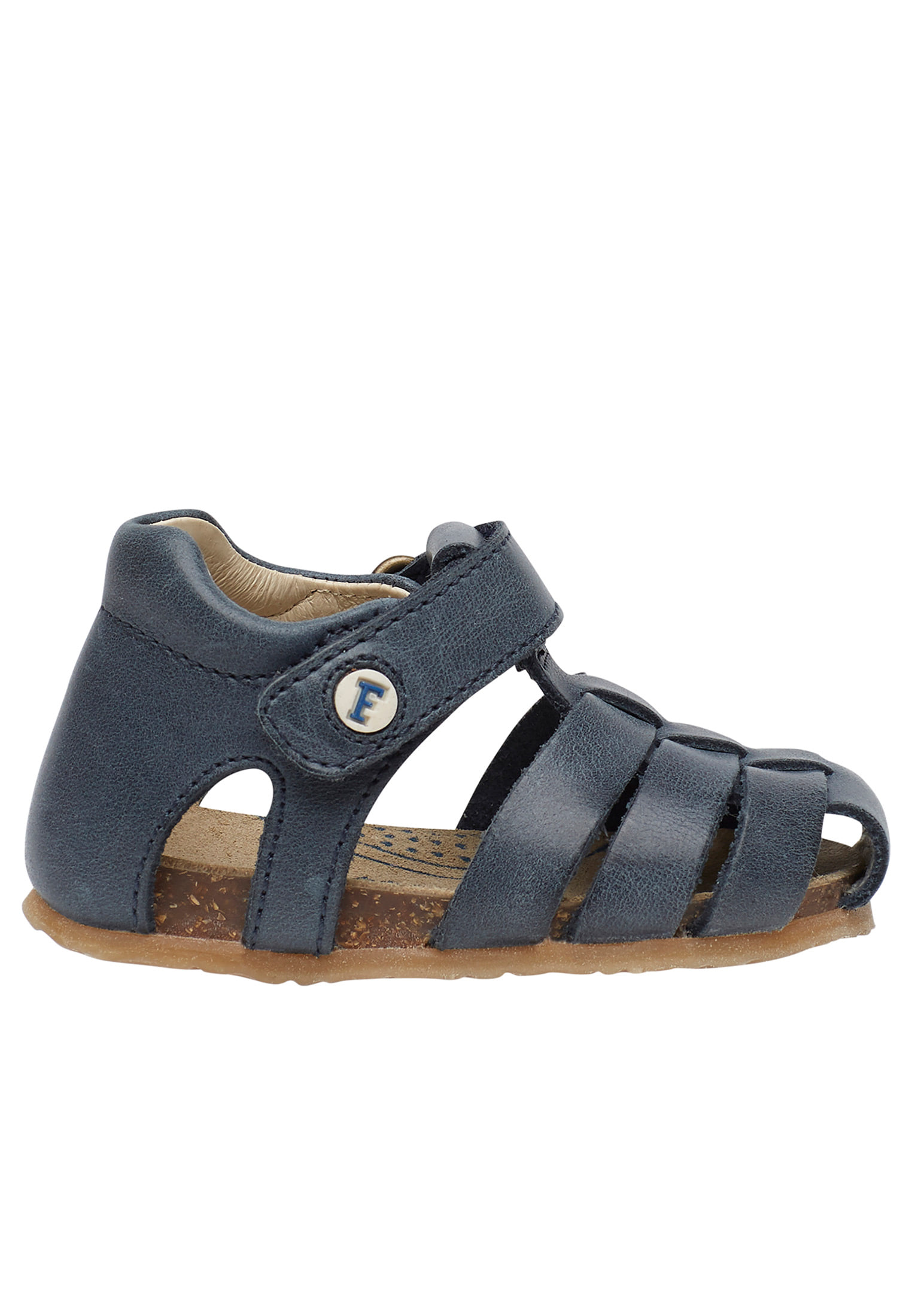 Sandales semi-fermée en cuir ALBY, FALCOTTO