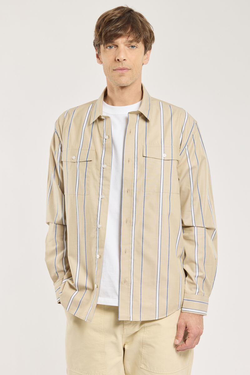 Chemise à carreaux en coton, GUY DE BERAC