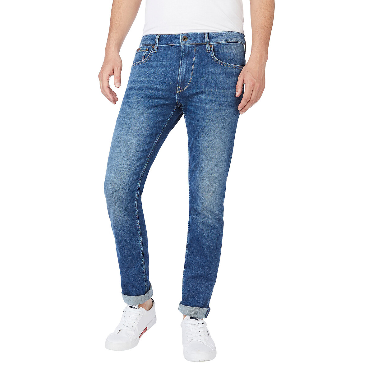 stanley tapered jeans in mid rise