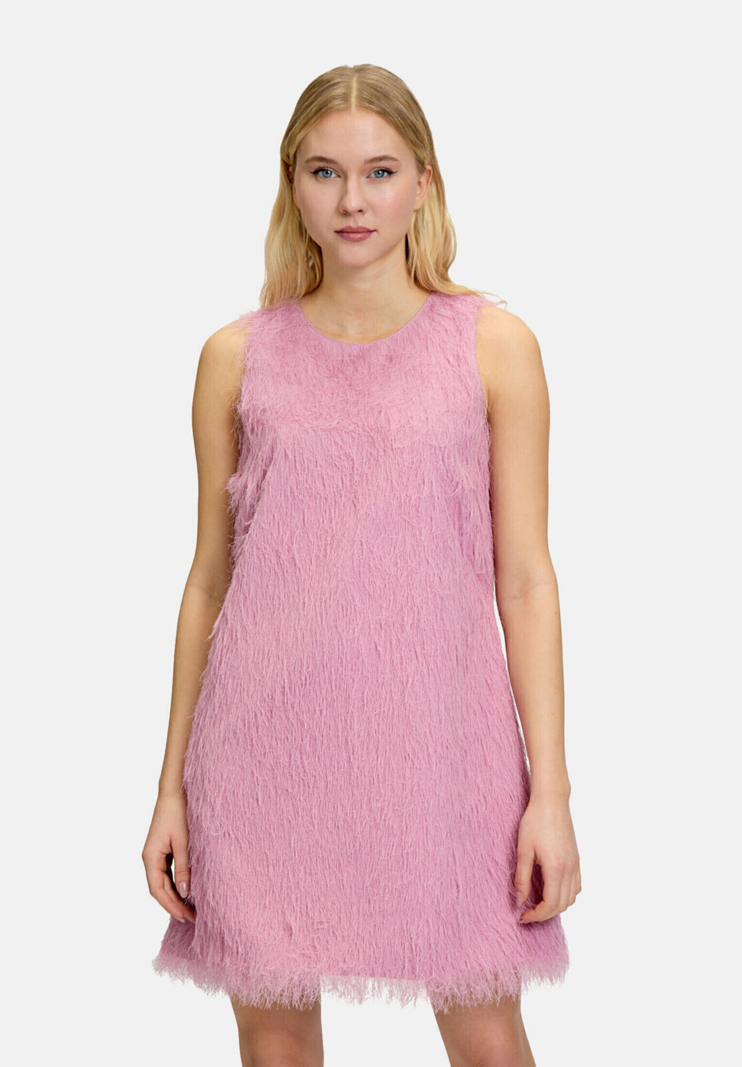 Robe de soirée à franges, VERA MONT