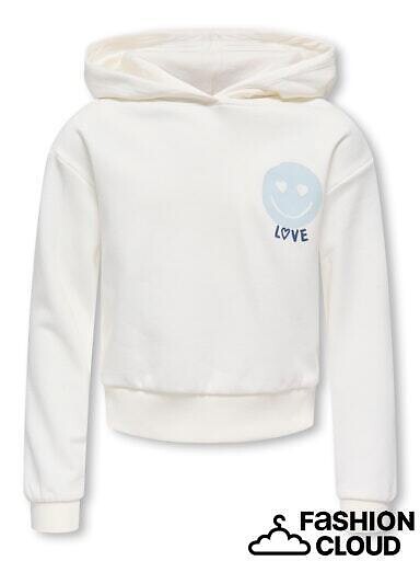 Felpa con cappuccio e stampa dietro, KIDS ONLY
