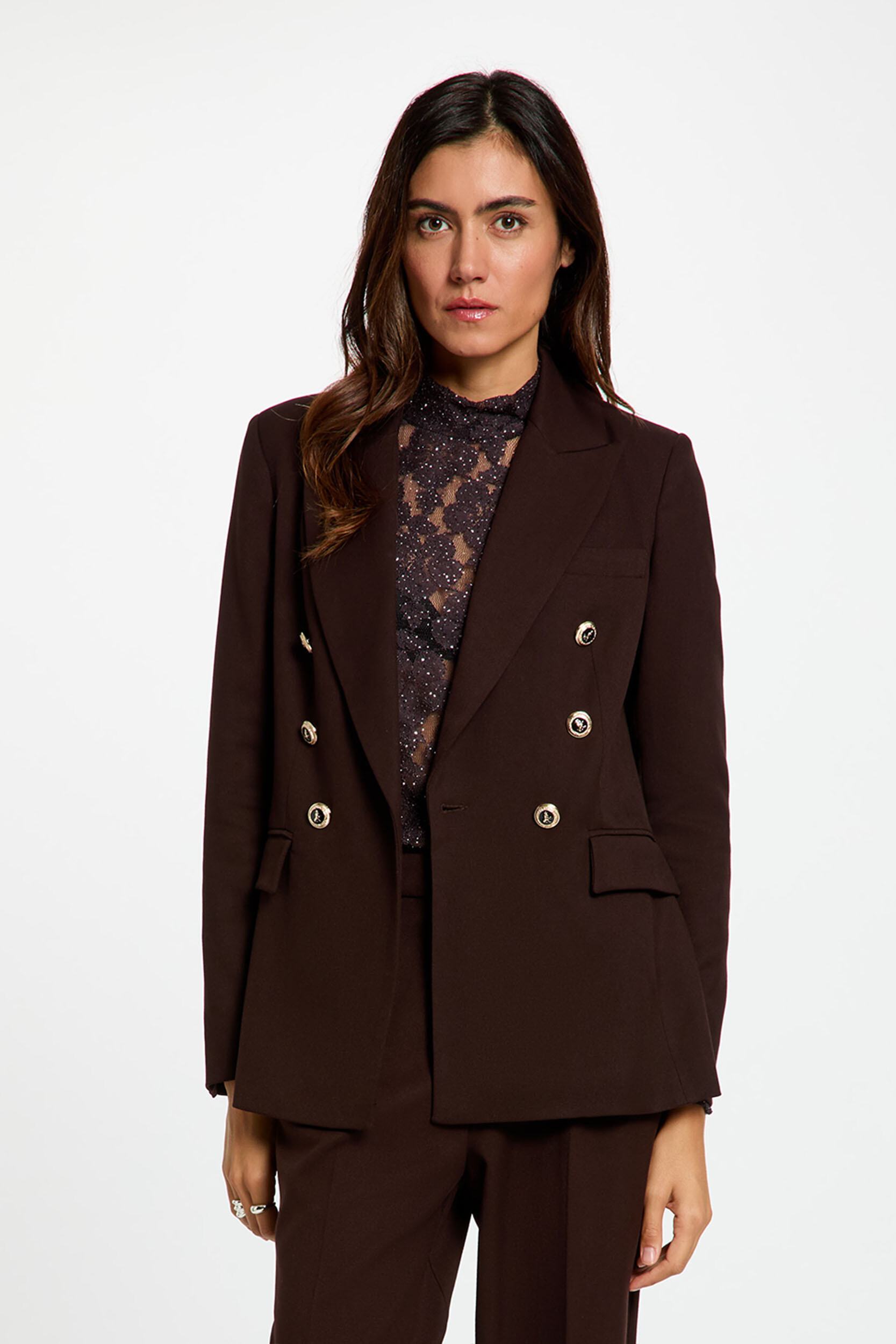 Blazer ajusté manches longues, MORGAN