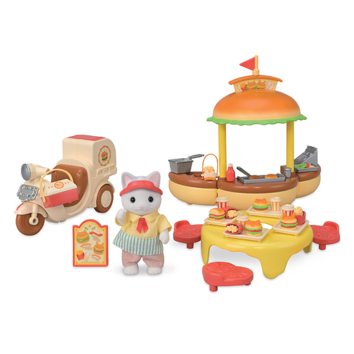 5757 Le stand de hamburgers, SYLVANIAN FAMILIES