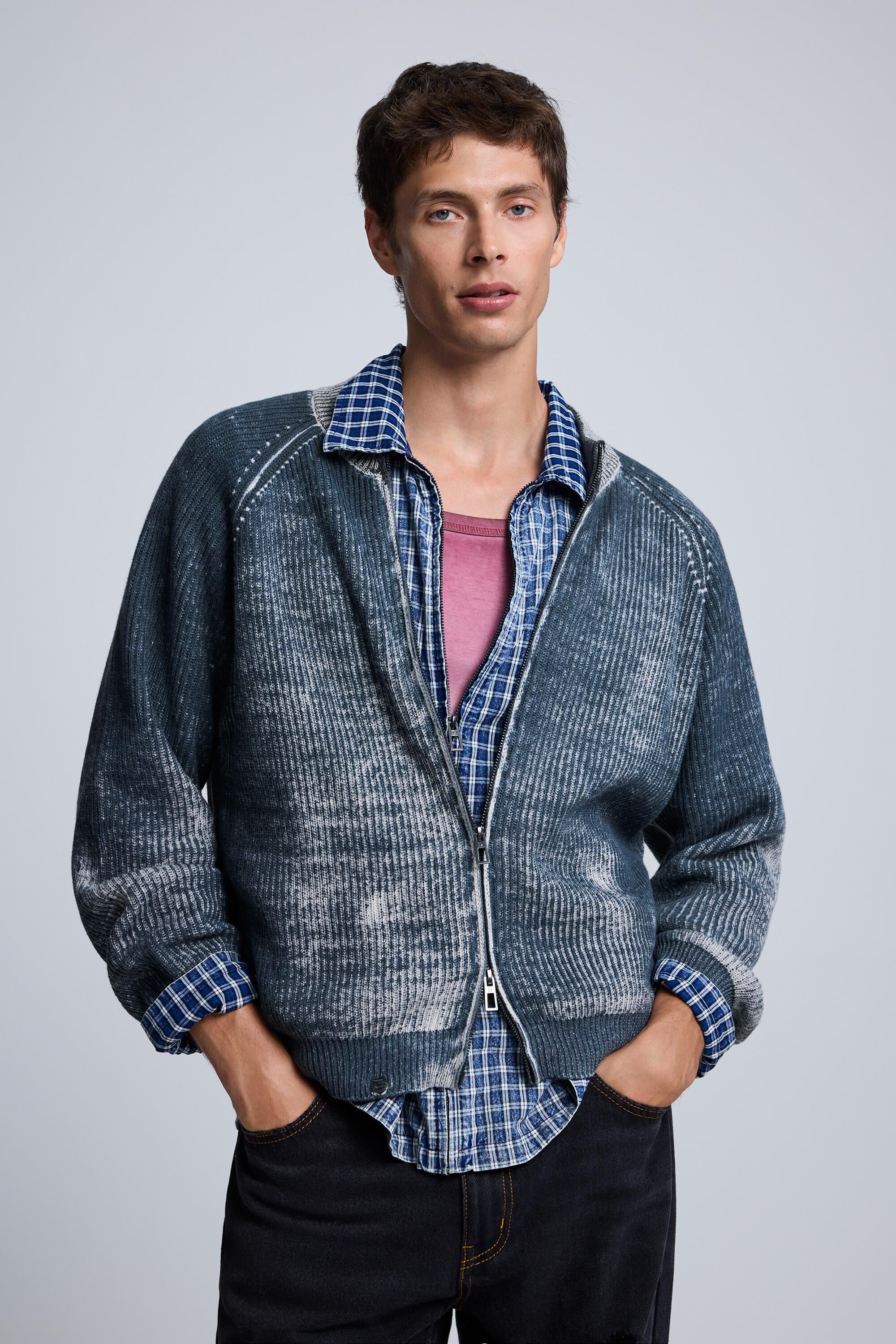 Veste jacquard dégradée, DESIGUAL
