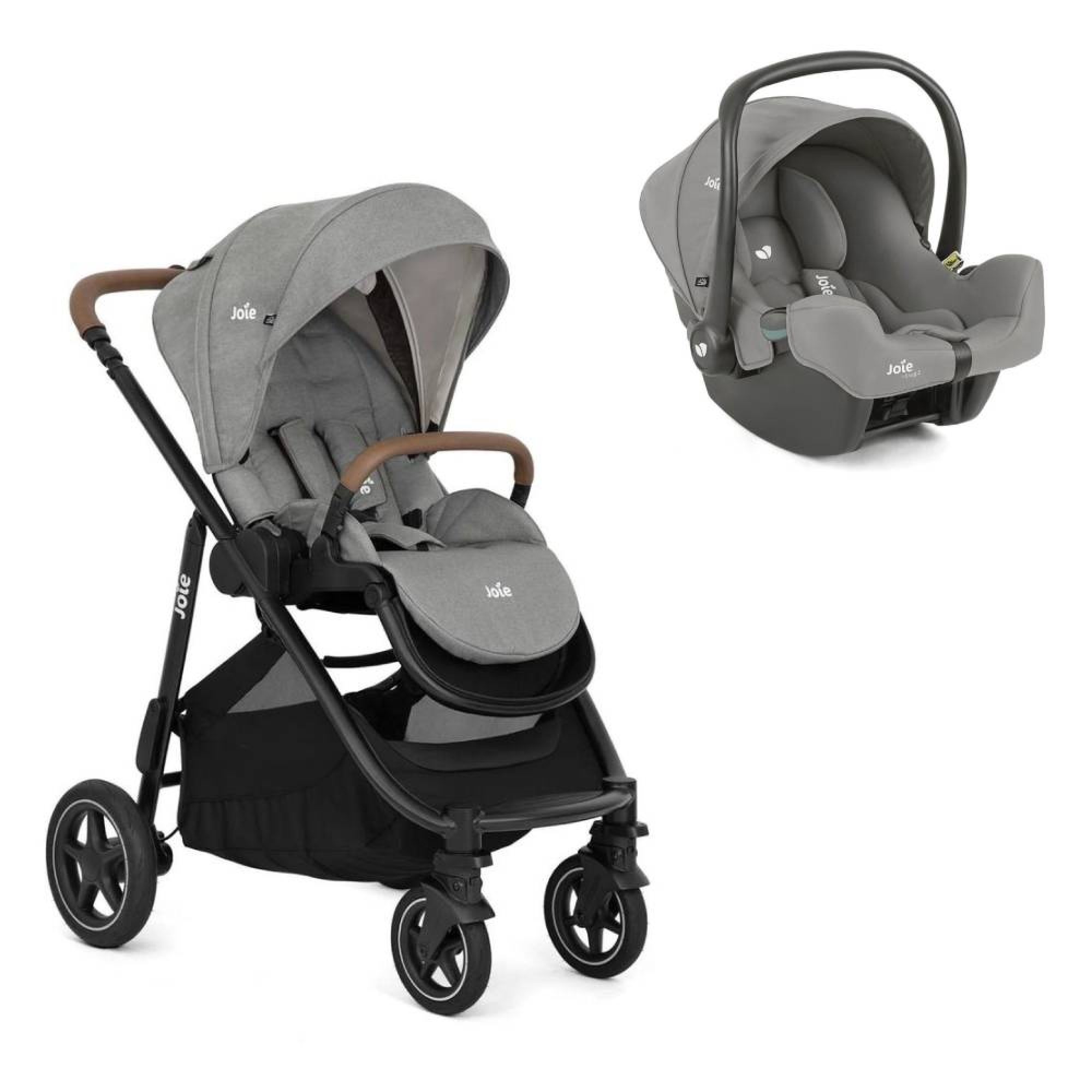 Pack poussette duo Versatrax + i-Snug 2, JOIE