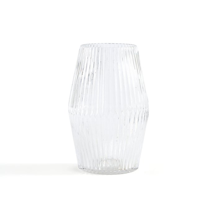 Zylinderförmige Vase Afa aus geriffeltem Glas, H. 25 cm LA REDOUTE INTERIEURS image 0