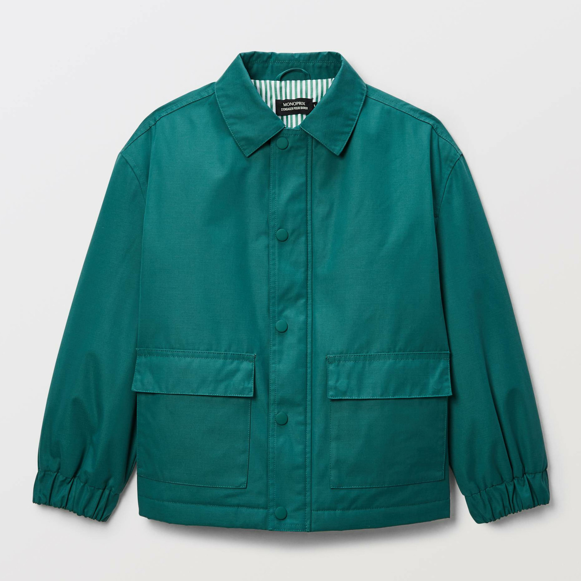 Veste unie contenant du coton, MONOPRIX