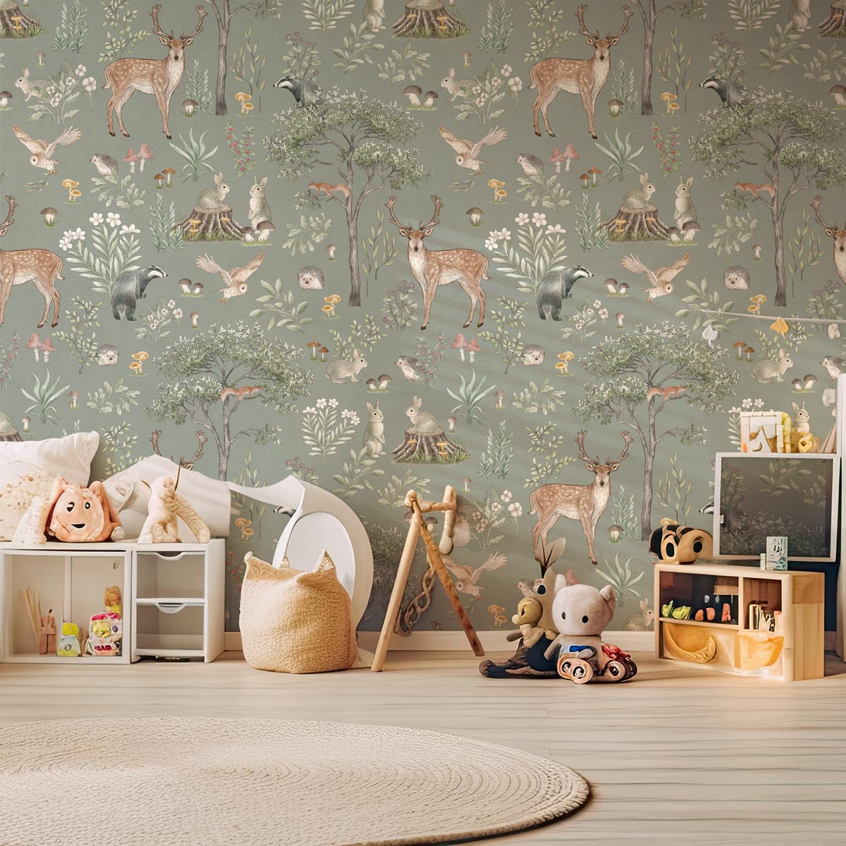 Papier peint enfant La Clairière, HEXOA