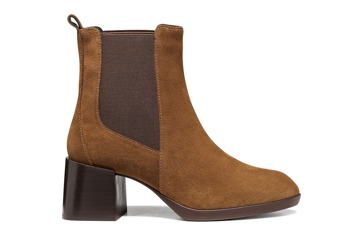 Bottines à talons en cuir, WALK PLEASURE 55T, GEOX