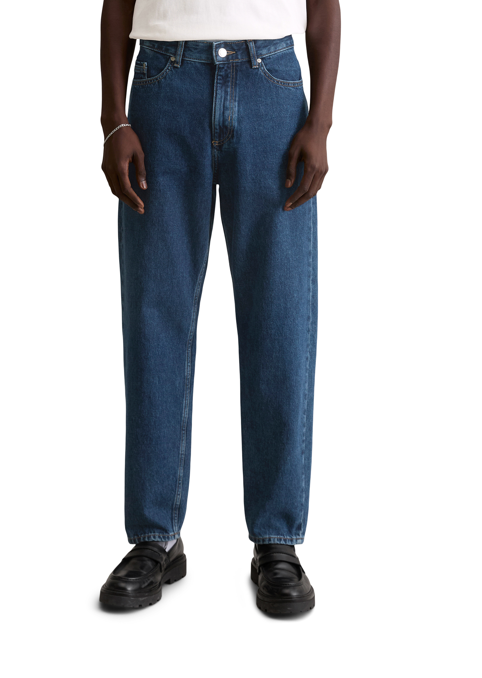 Jeans modèle Runne tapered en pur coton bio, MARC O’POLO DENIM