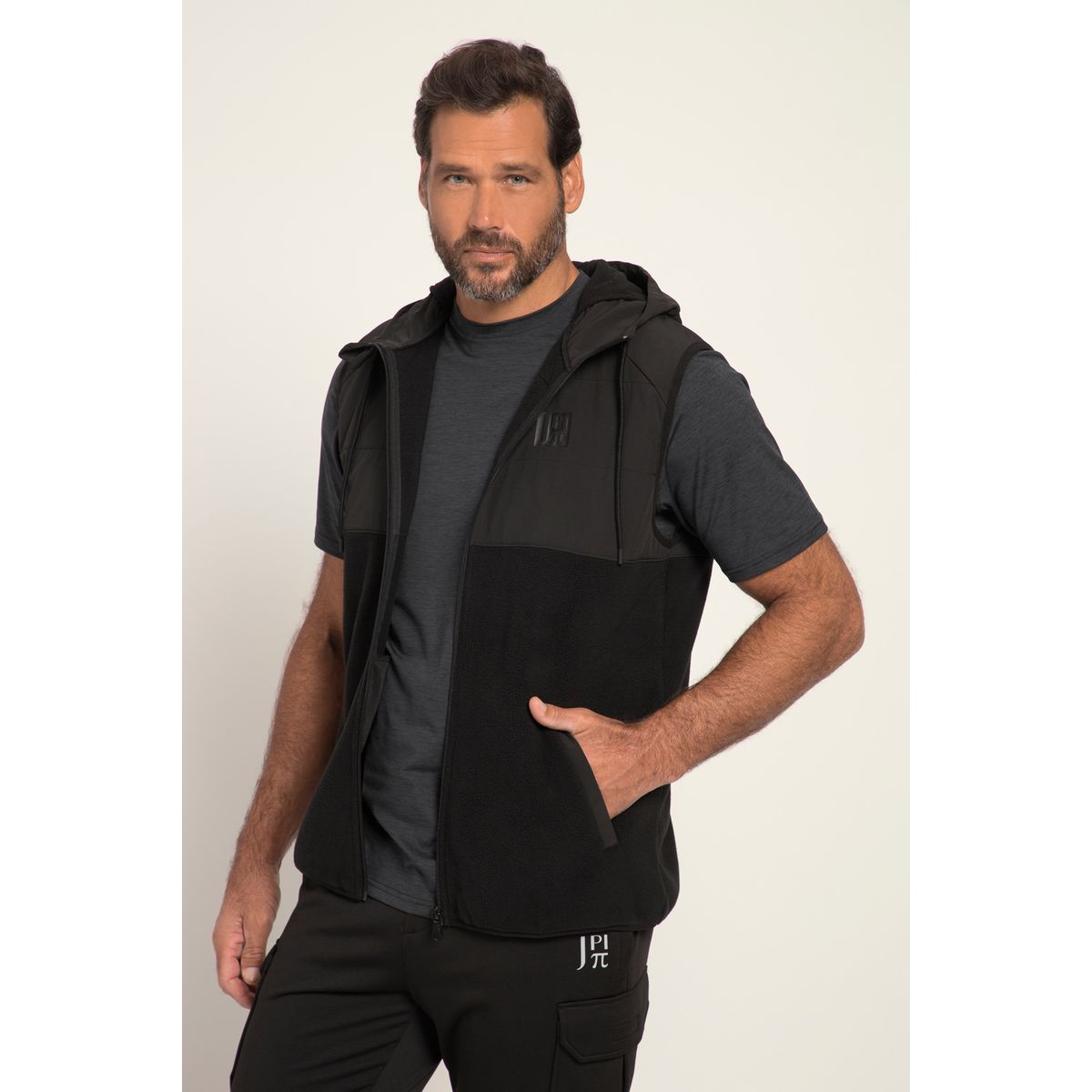 Gilet sans manche a capuche homme hot sale