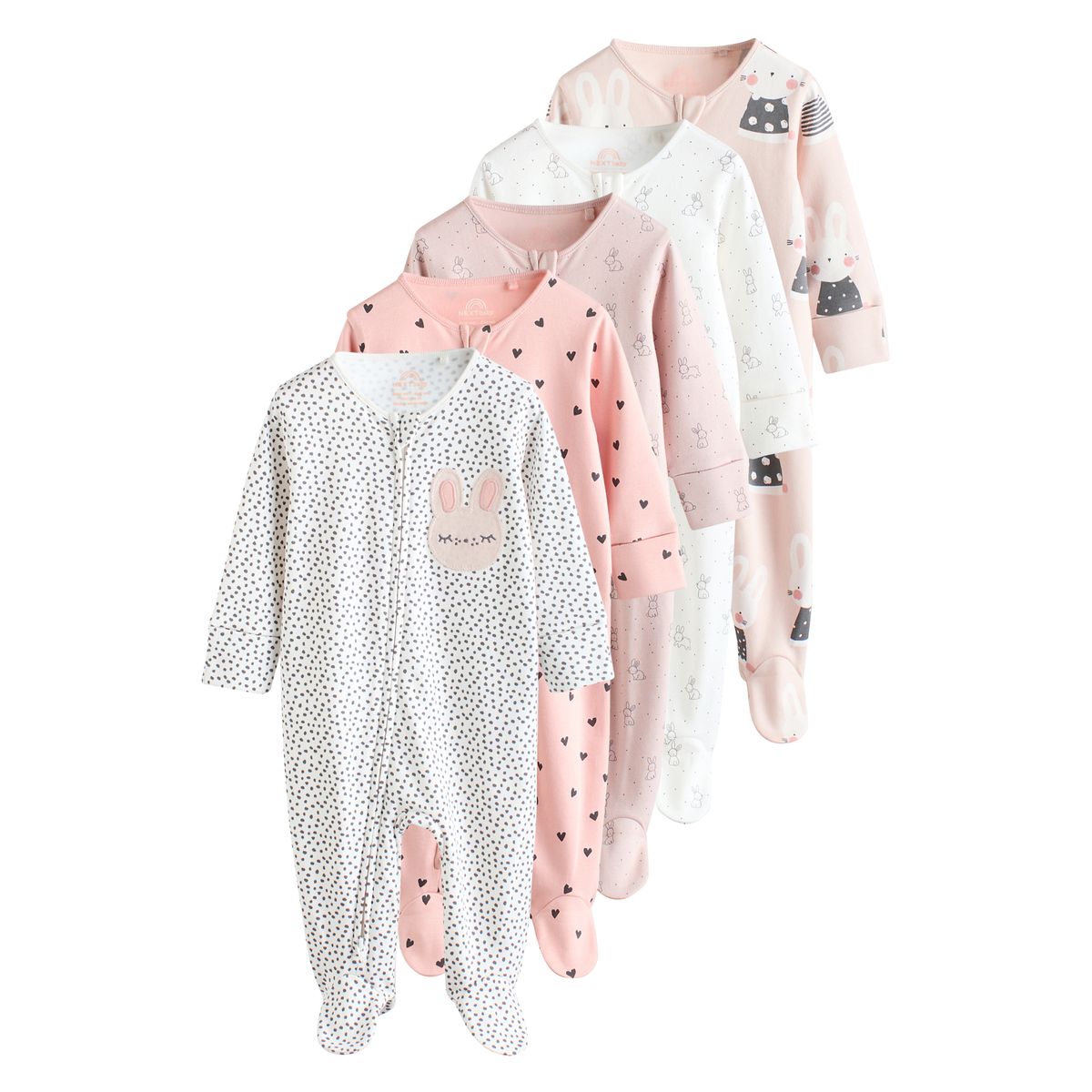 Dors-bien lapin pour bébé, lot de 5, NEXT