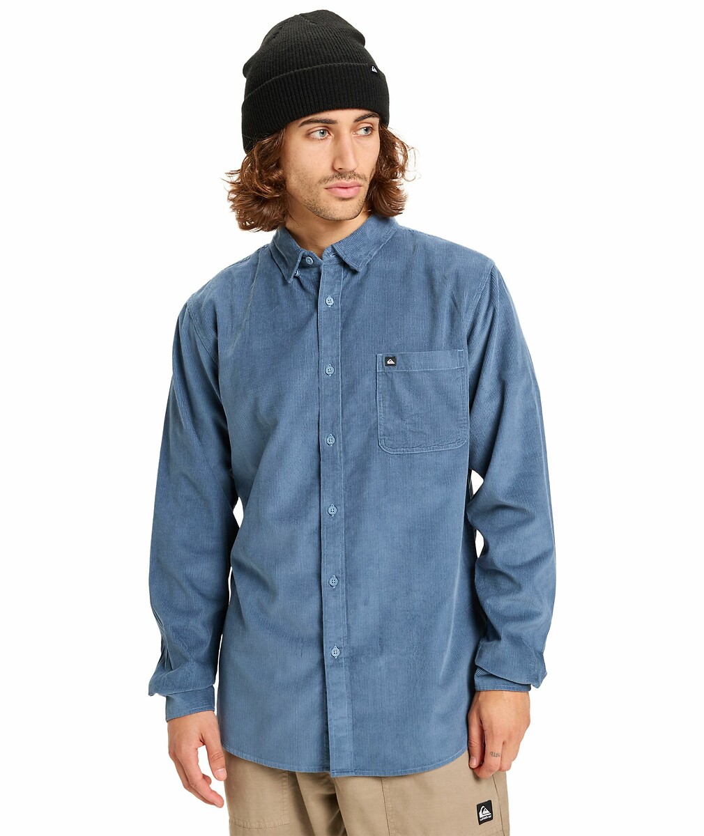 Chemise manche longue smoke trail cord, QUIKSILVER