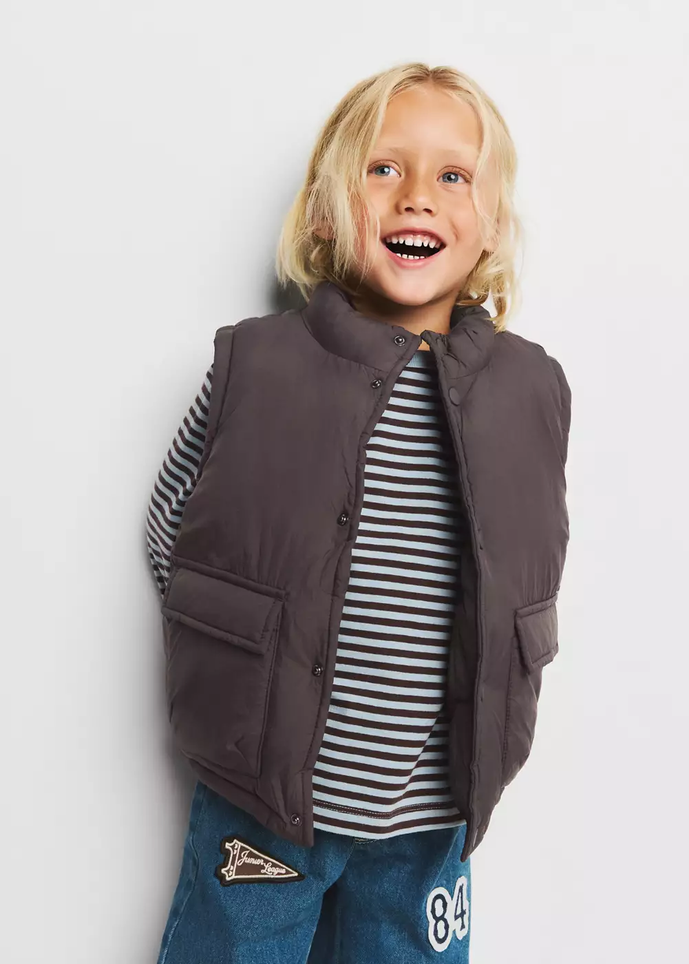 Gilet matelassé poches, MANGO BABY