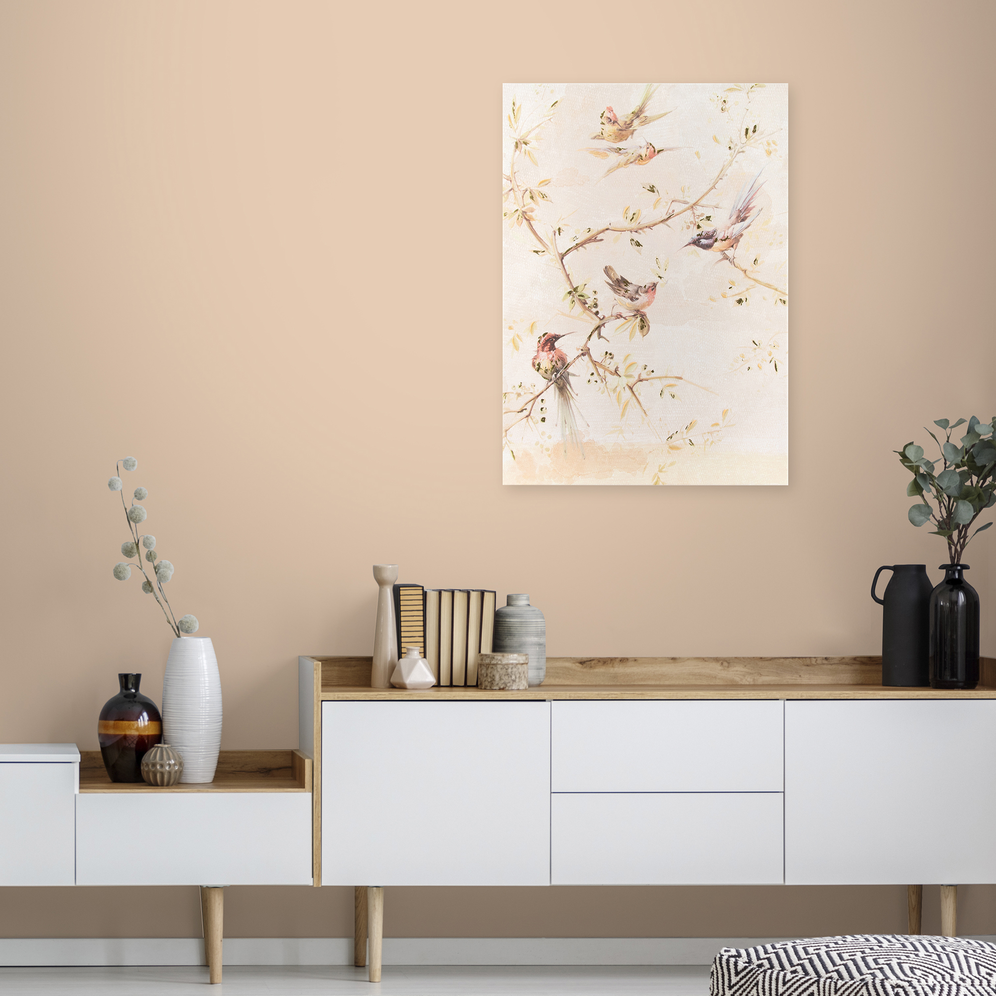 Toile imprimée Oiseaux du matin, ART FOR THE HOME