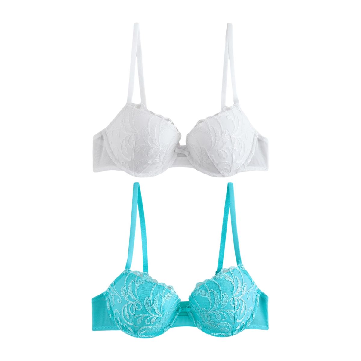 Soutien-gorge rembourré brodé, lot de 2, NEXT