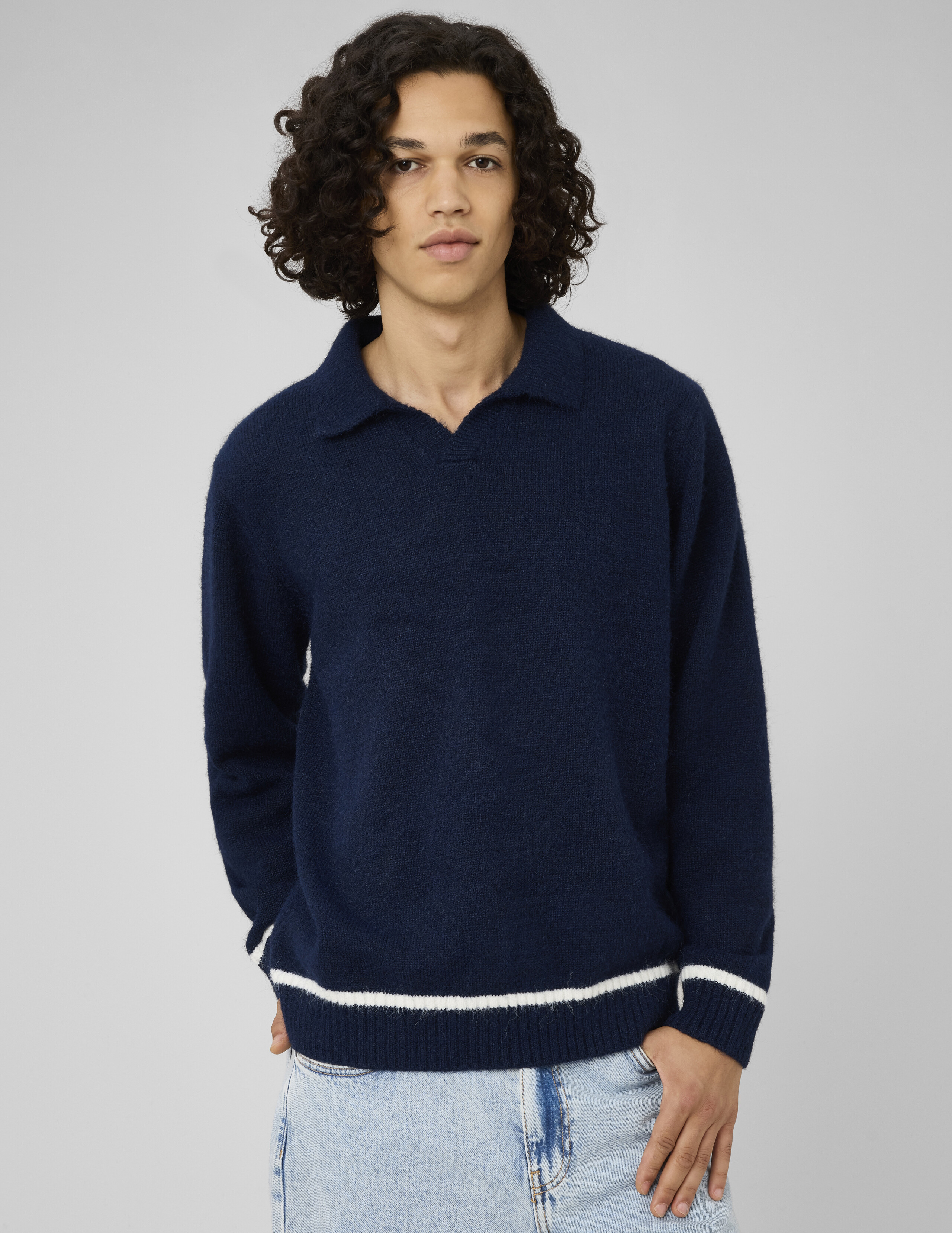 Pull col polo liseret, BZB