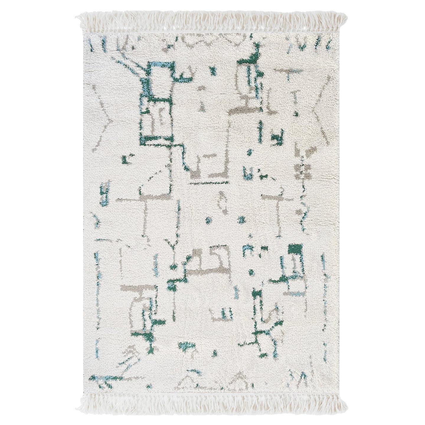 Tapis design avec franges VOLUBILIS, AFK LIVING