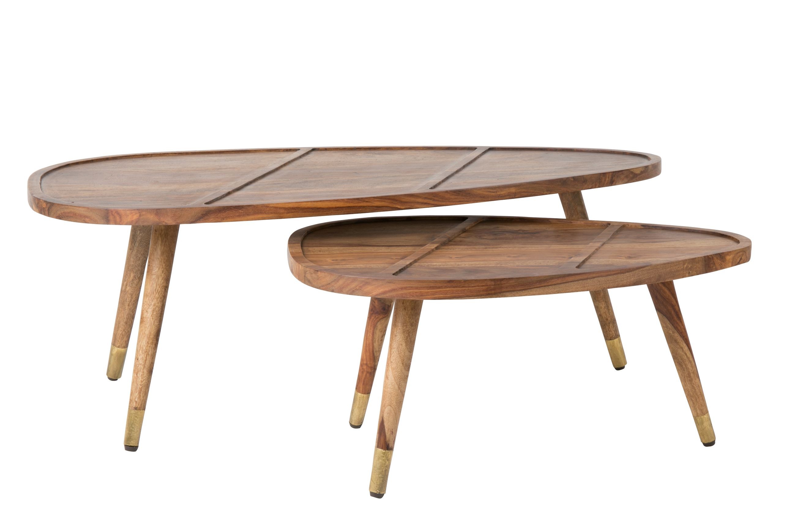 Table basse design carré en bois, L.70 , SHAM, DUTCHBONE