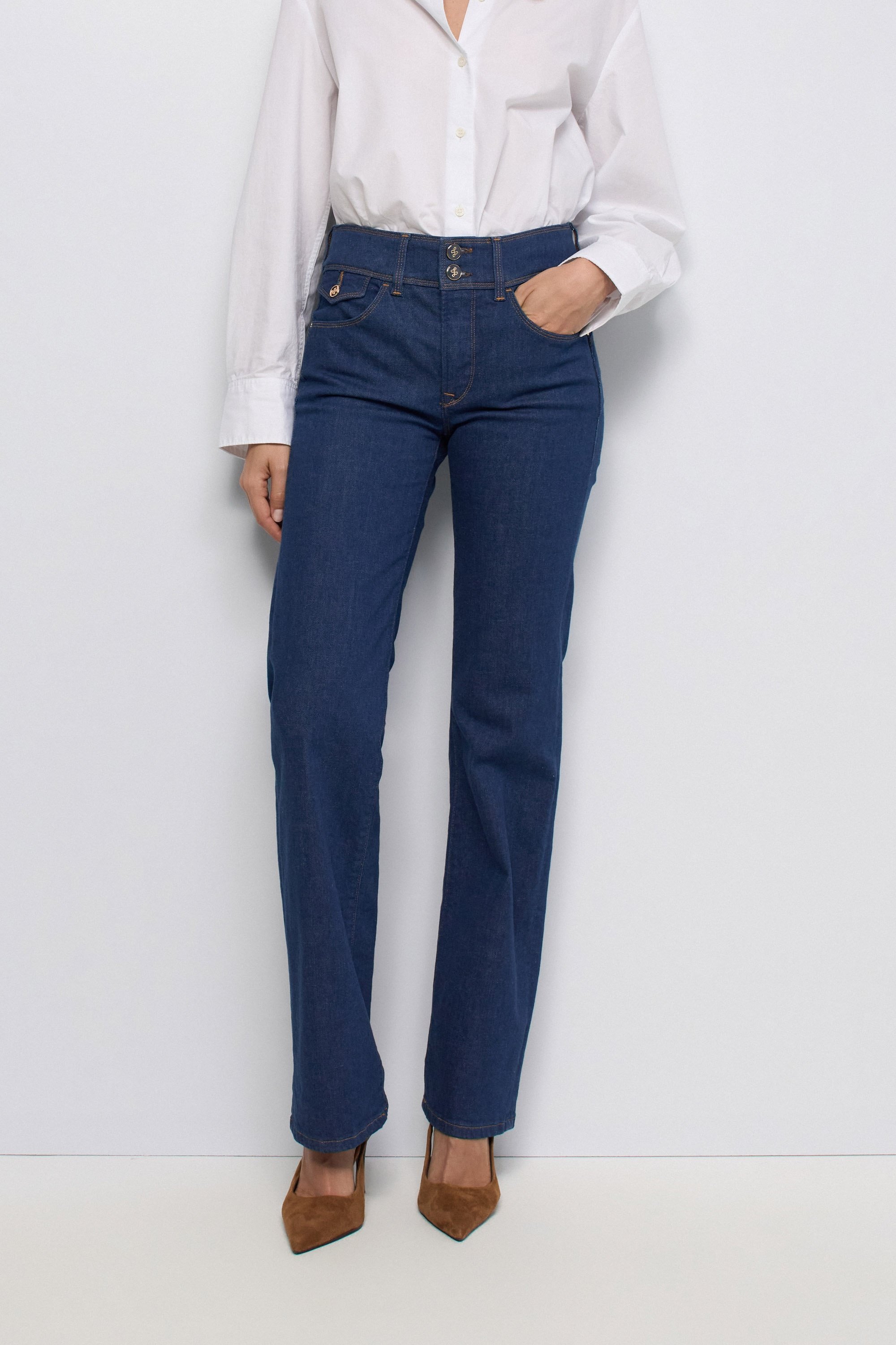 JEAN SECRET PUSH IN STRAIGHT, SALSA JEANS