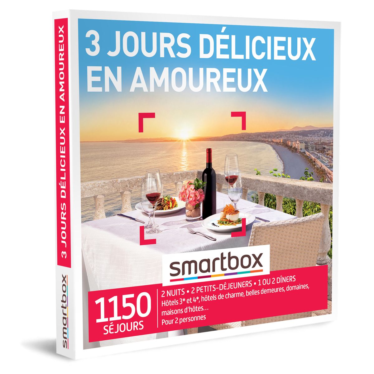 3 Jours Délicieux En Amoureux Coffret Cadeau Séjour Smartbox La Redoute 