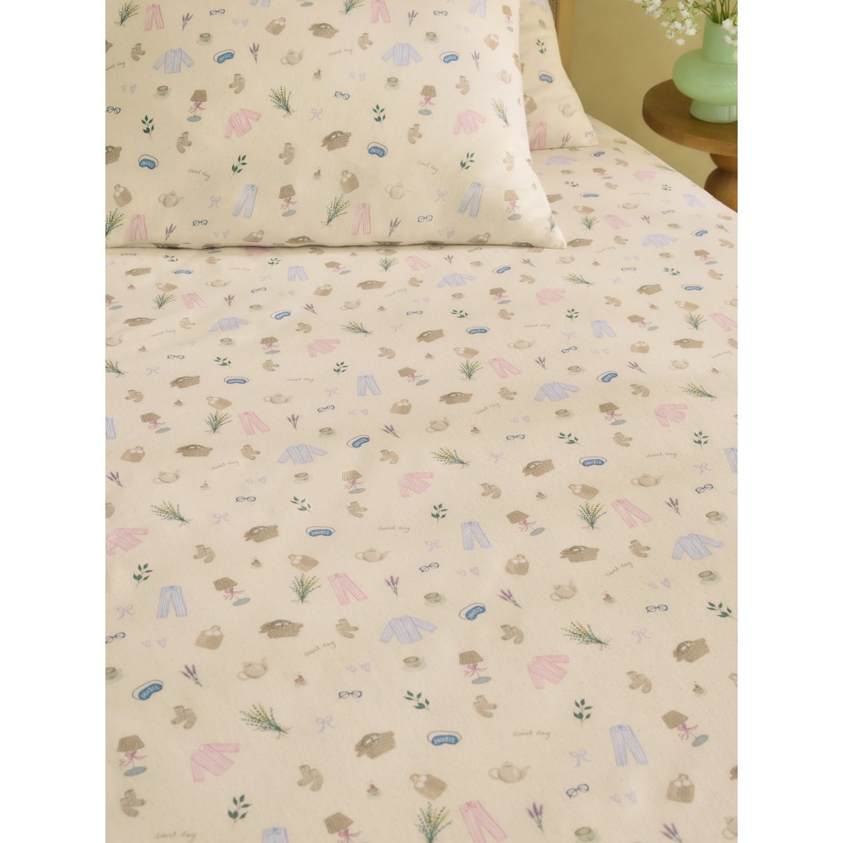 Parure de lit en coton brossé bedtime books, NEXT