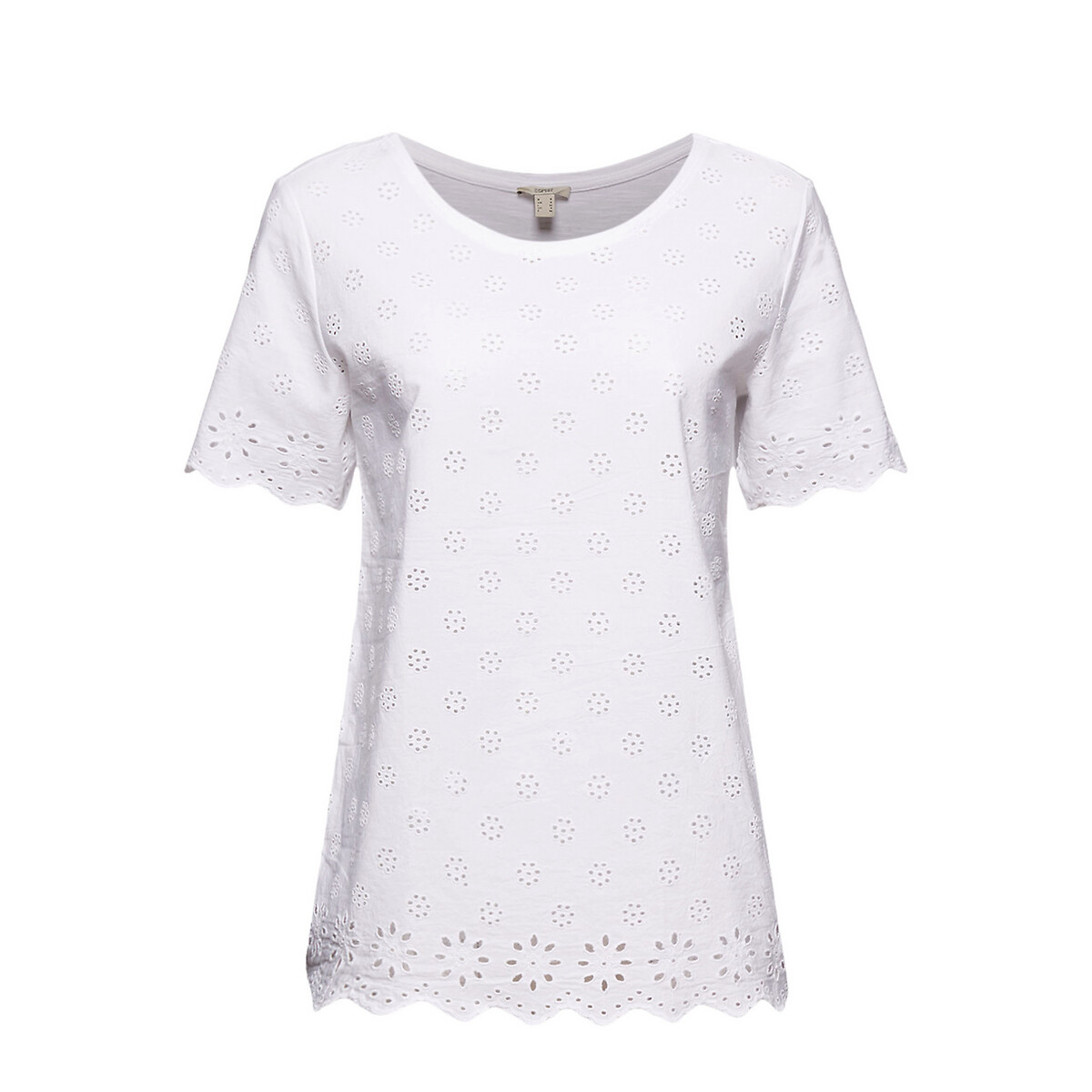 T-shirt col rond manches courtes