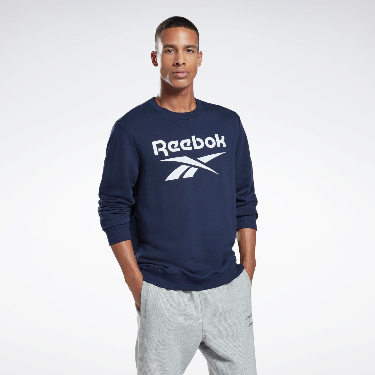 sweat reebok vintage femme bleu