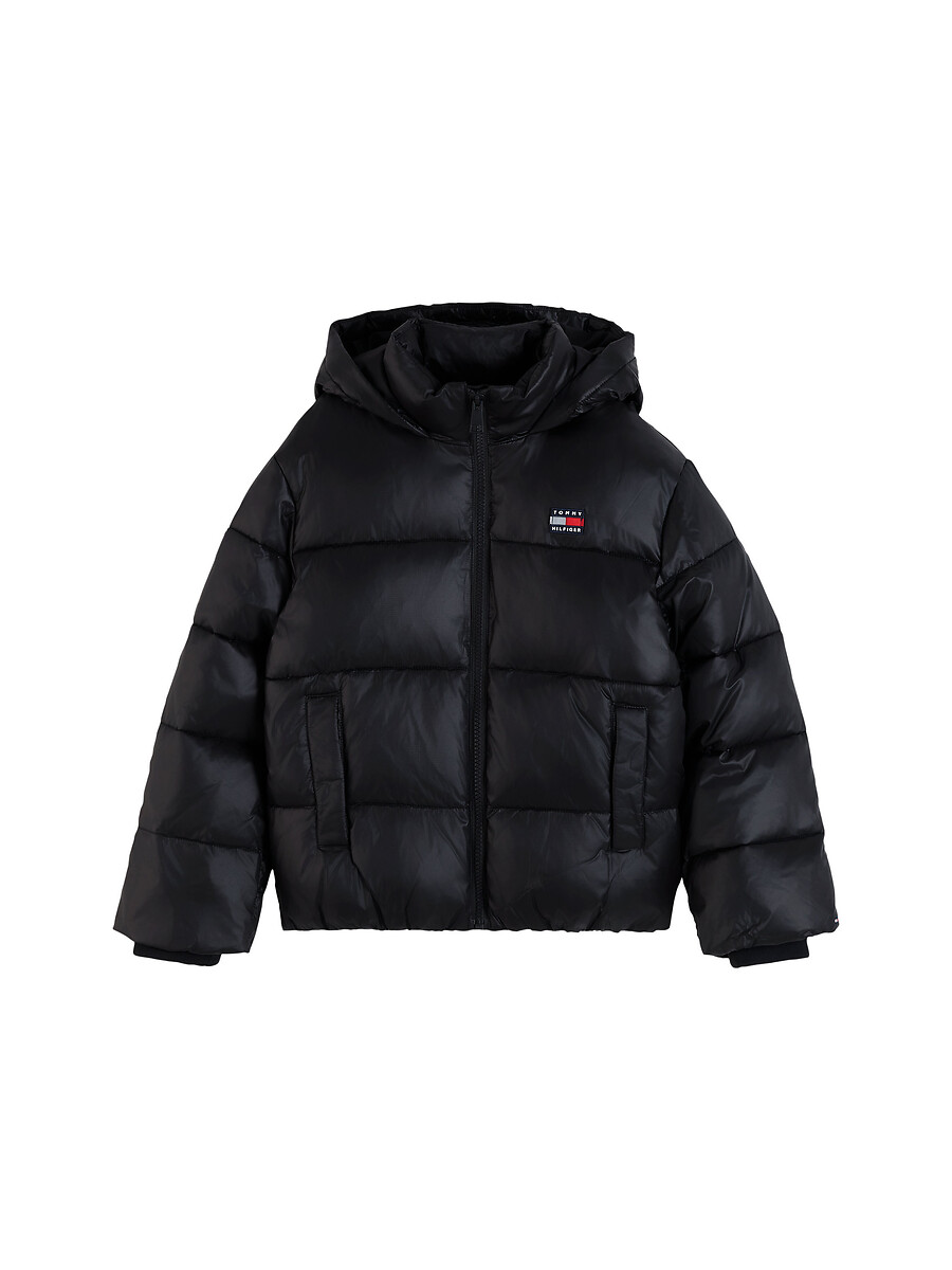 Doudoune brillante avec capuche, TOMMY HILFIGER