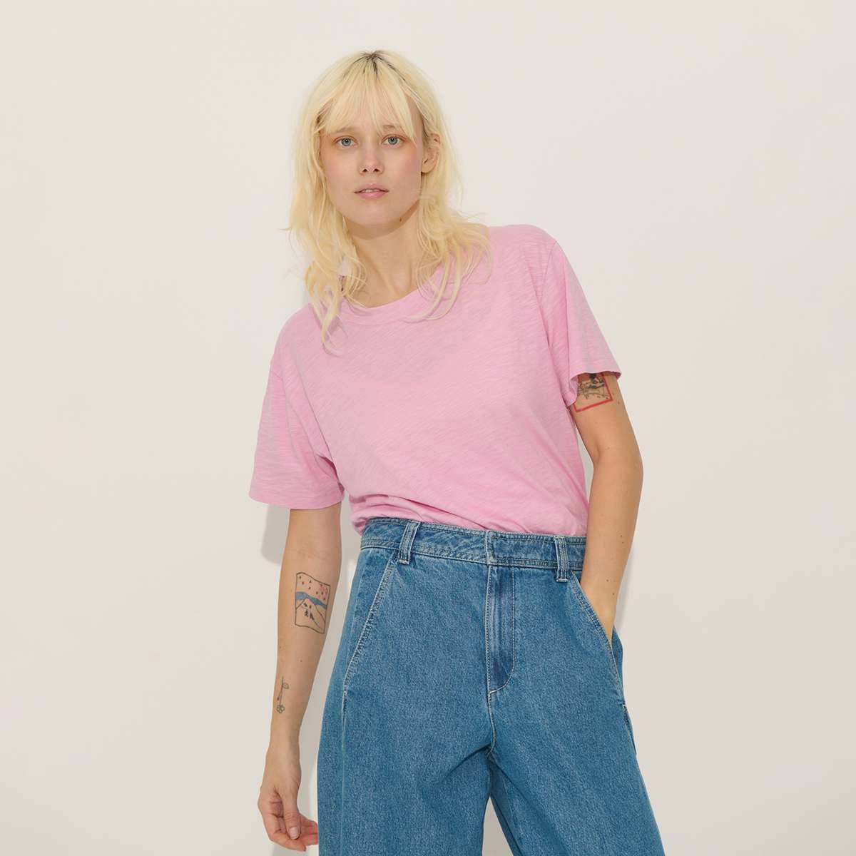 Tee shirt en coton flammé JULY, BENSIMON