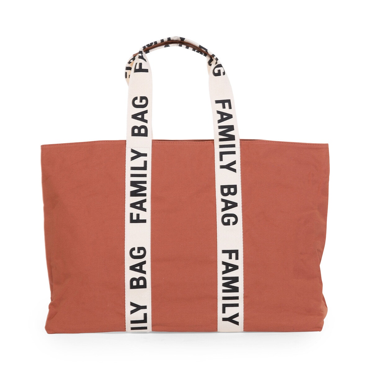 Sac langer family bag signature terracotta Childhome La Redoute